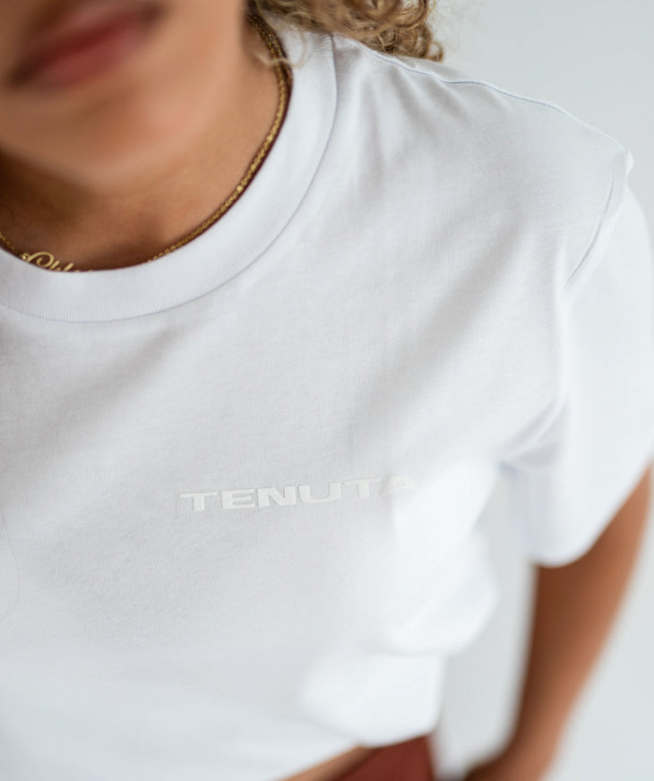 Triple White Cotton Tee