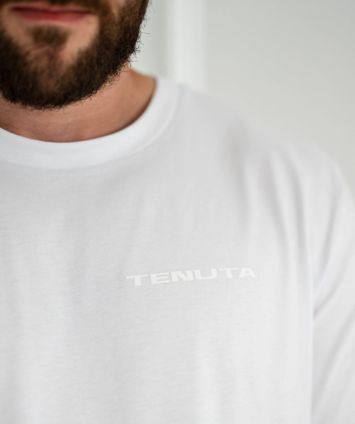 Triple White Cotton Tee