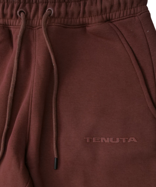 Brown French Terry Tracksuit Bottoms – Men’s