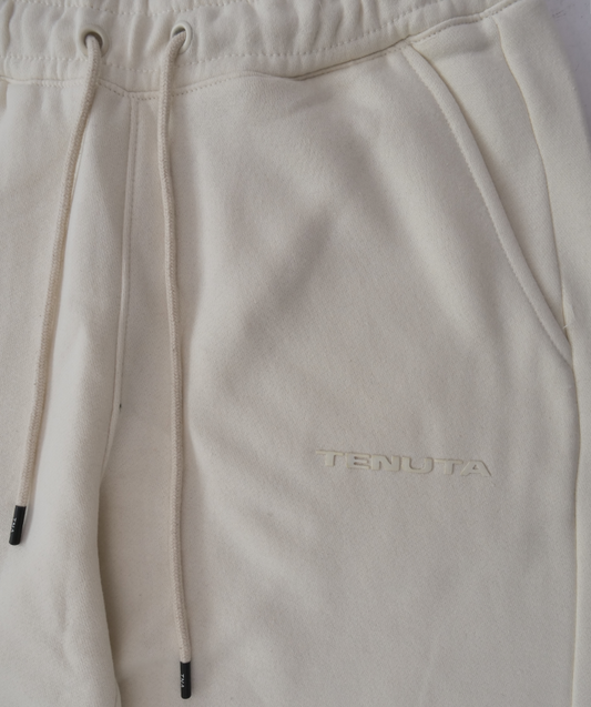 Cream French Terry Tracksuit Bottoms – Men’s