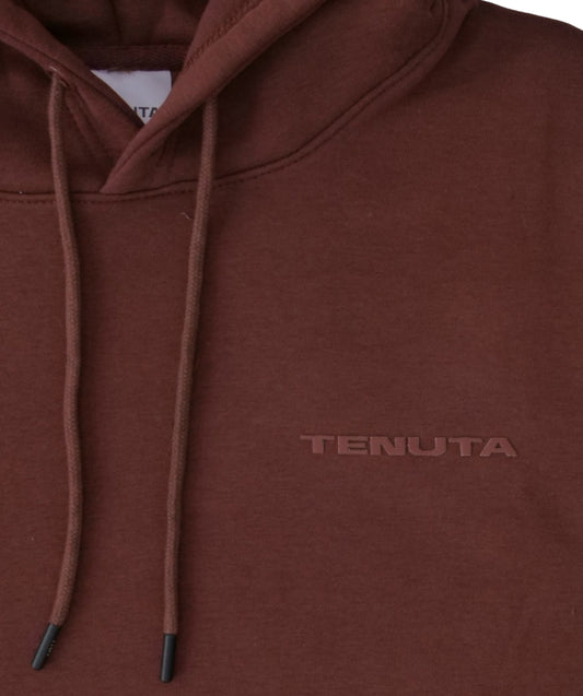 Brown French Terry Tracksuit Hoodie – Men's