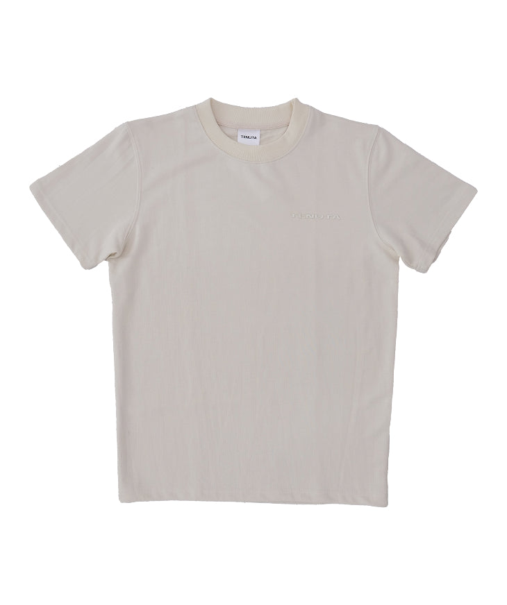 Cream French Terry Tee – Men’s