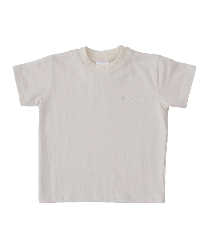 Cream Luxe French Terry Tee – Kid's