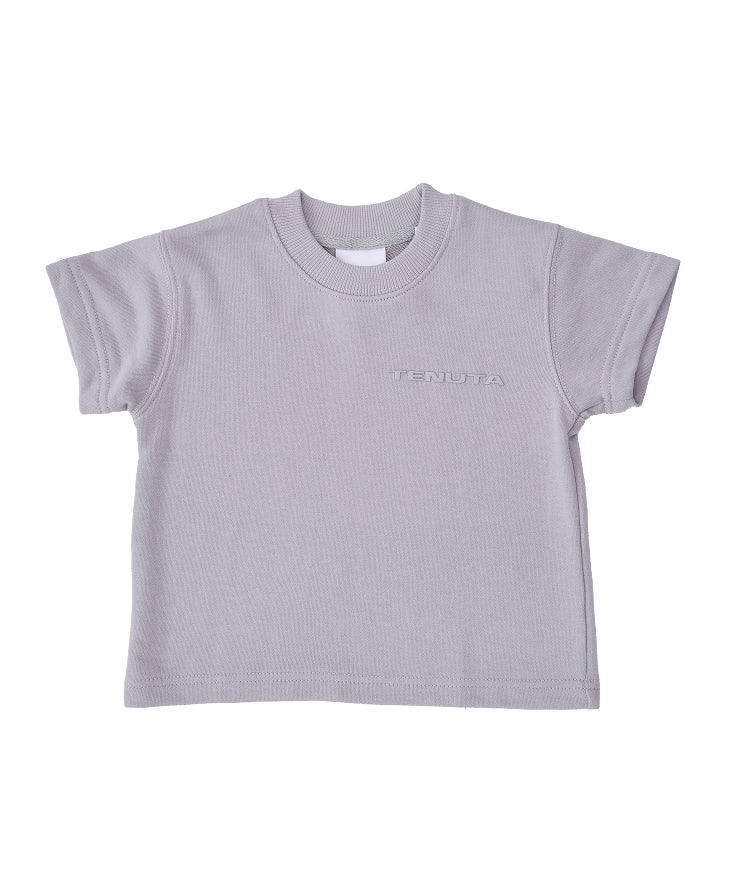 Grey Luxe French Terry Tee – Kid's