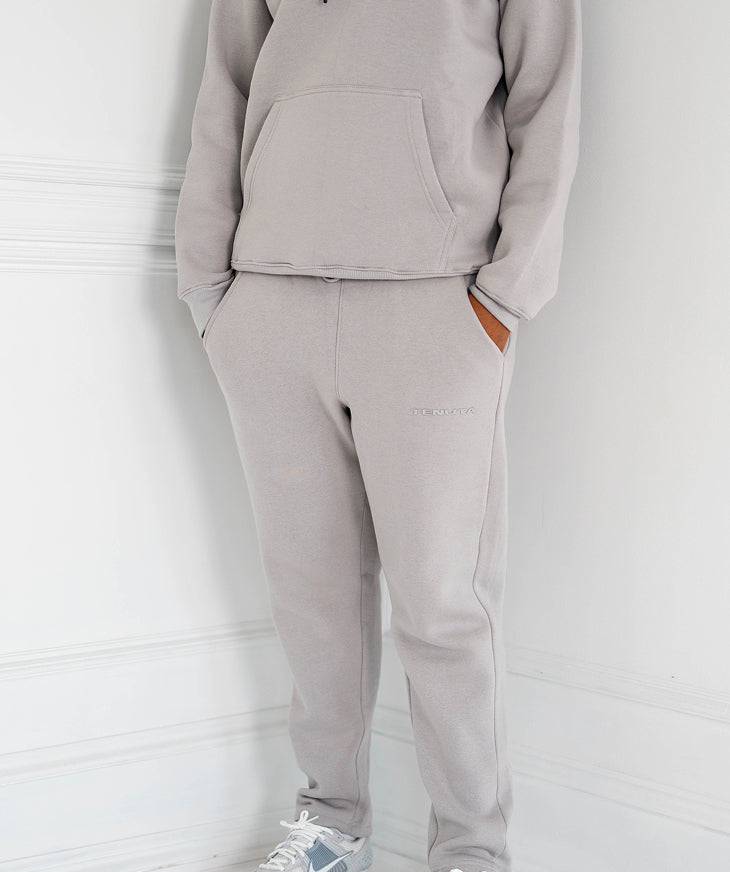 Grey French Terry Tracksuit Hoodie – Men’s