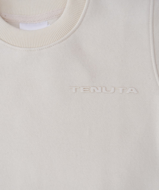 Cream French Terry Tracksuit Jumper – Kid's