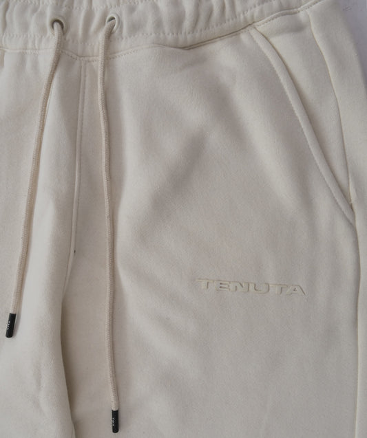 Cream French Terry Tracksuit Bottoms – Kid’s