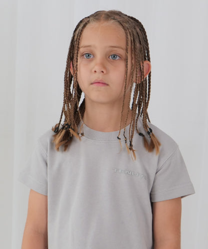 Grey Luxe French Terry Tee – Kid's