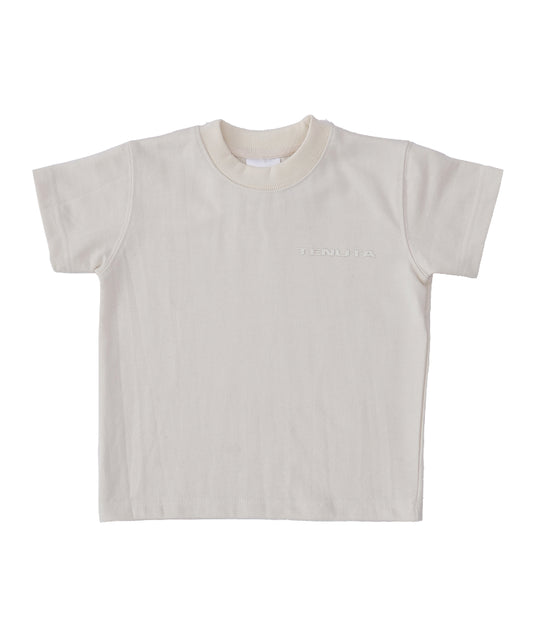 Cream Luxe French Terry Tee – Kid's