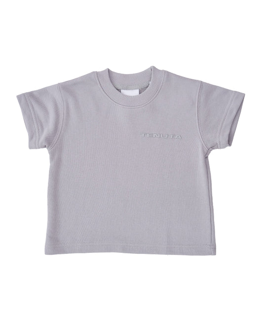 Grey Luxe French Terry Tee – Kid's