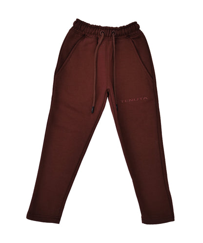 Brown French Terry Tracksuit Bottoms – Kid’s