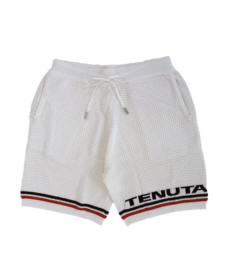 White orange and brown  short & shirt set