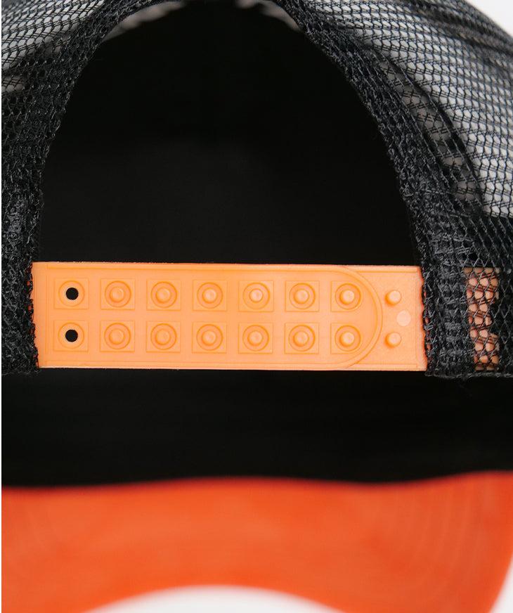 Tenuta trucker corduroy and velvet - Black and orange