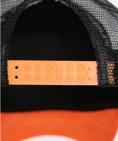 Tenuta trucker corduroy and velvet - Black and orange