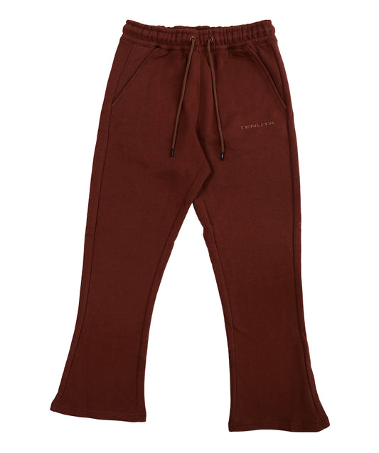 Brown French Terry Flared Bottoms – Women’s
