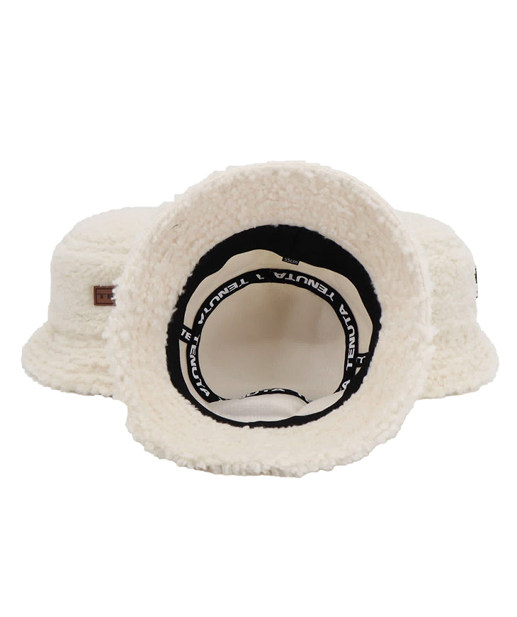 Fur bucket hat - cream - unisex