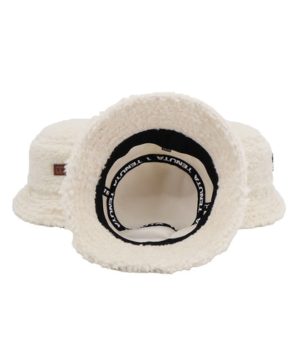 Fur bucket hat - cream - unisex