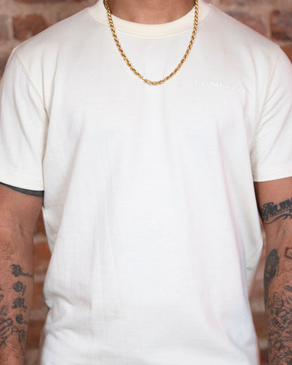 Triple White Cotton Tee