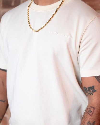 Triple White Cotton Tee