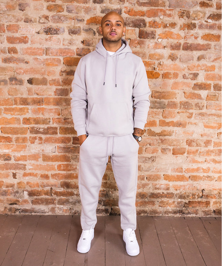 Grey French Terry Tracksuit Bottoms – Men’s