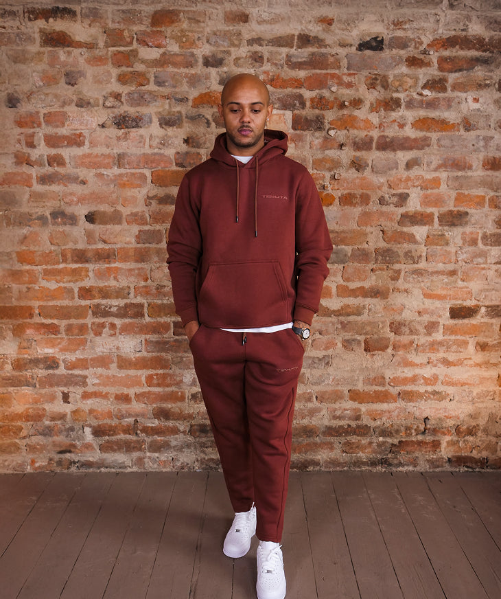 Brown French Terry Tracksuit Bottoms – Men’s